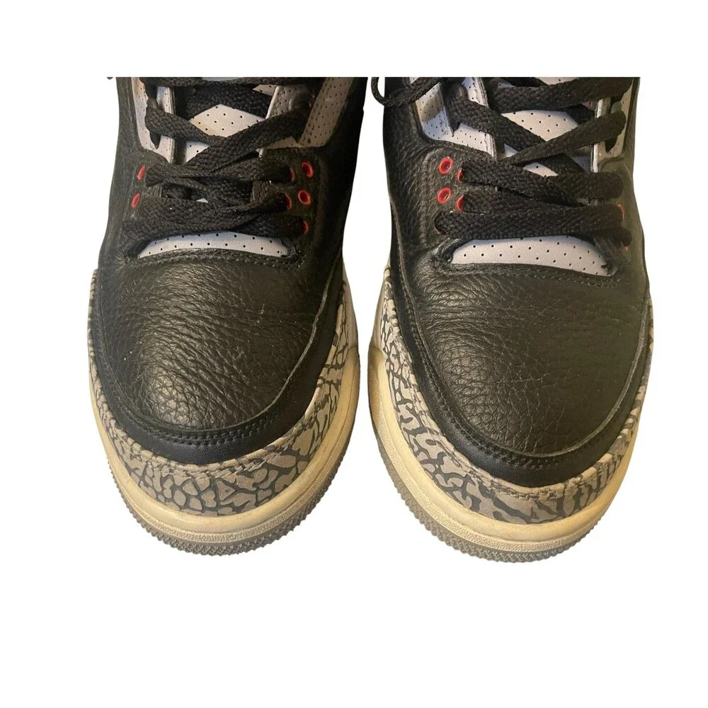 Nike Air Jordan 3 Retro OG Mid Black Cement Men’s Sneakers Size 10.5 Chicago